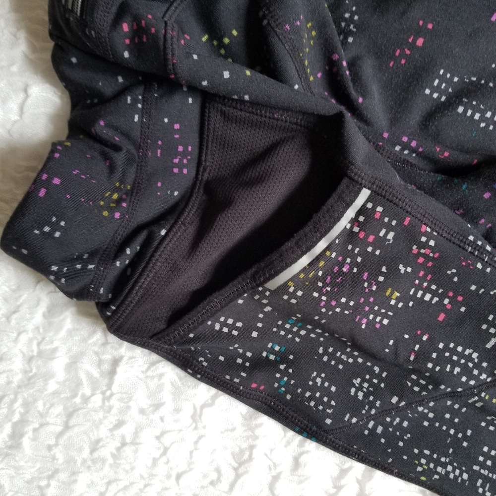 Athleta Multi Color Square Print Tights Pocket - image 7